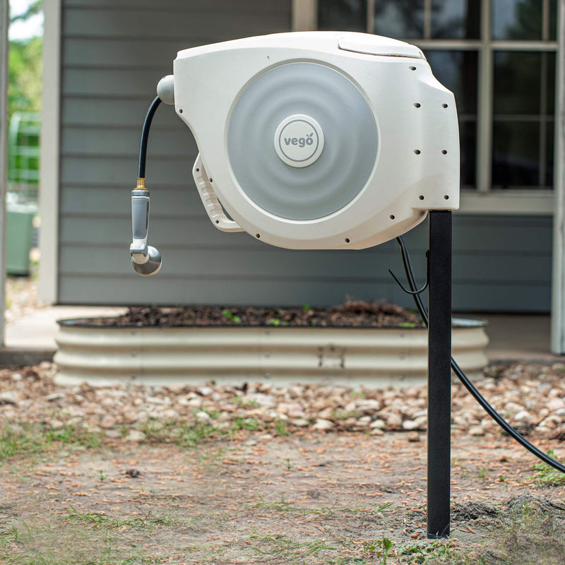 Mounting Post For Retractable Hose Reel | Vego Garden