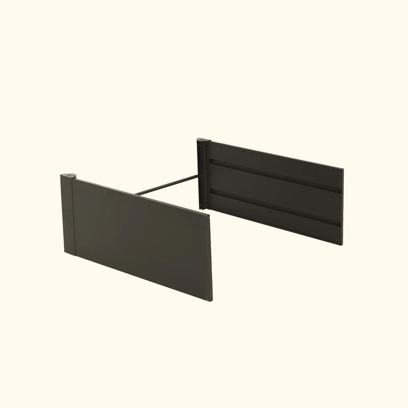 17" Tall 41" Wide Extension Kit for Modern Raised Gaden Beds|Vego Garden|Urban Charcoal