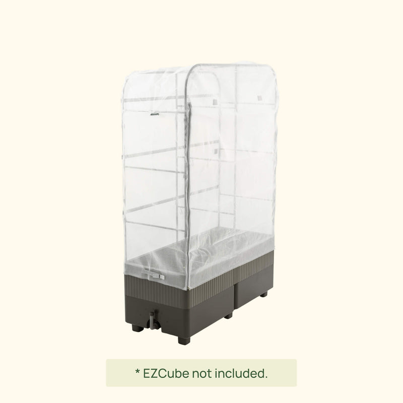 Mesh Cover & Trellis System for EZCube Planter 21" x 48"