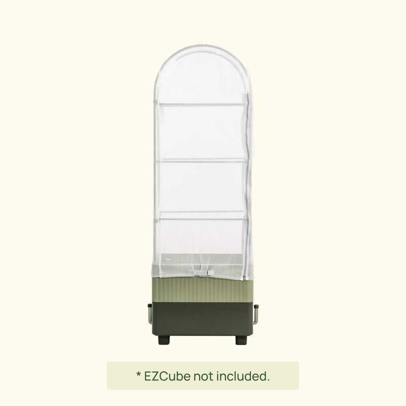 Mesh Cover & Trellis System for EZCube Planter 21" x 24"