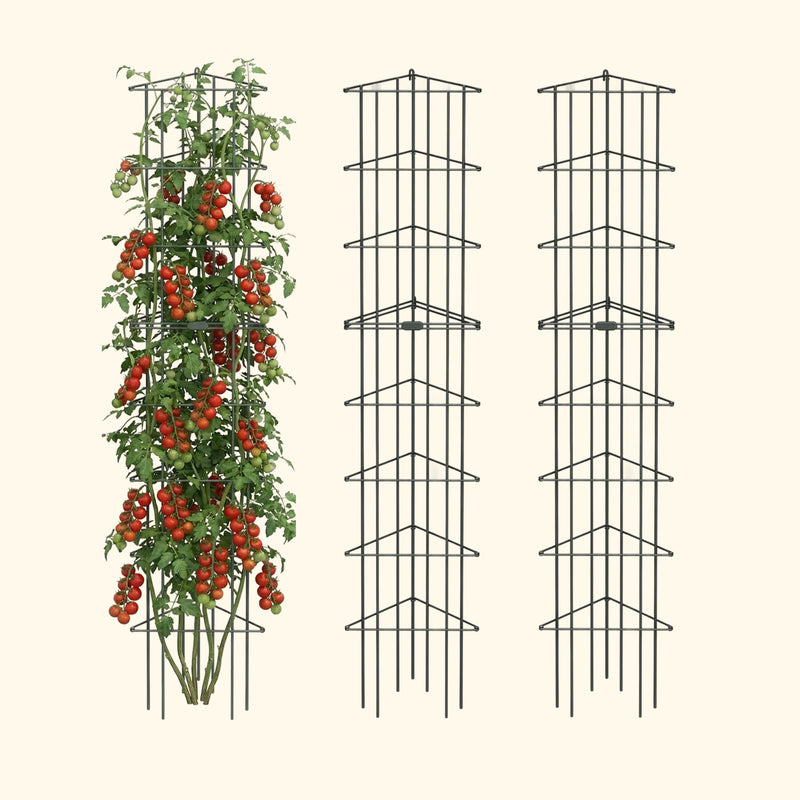FlexGrow 3-Panel Tomato Cage | Vego Garden