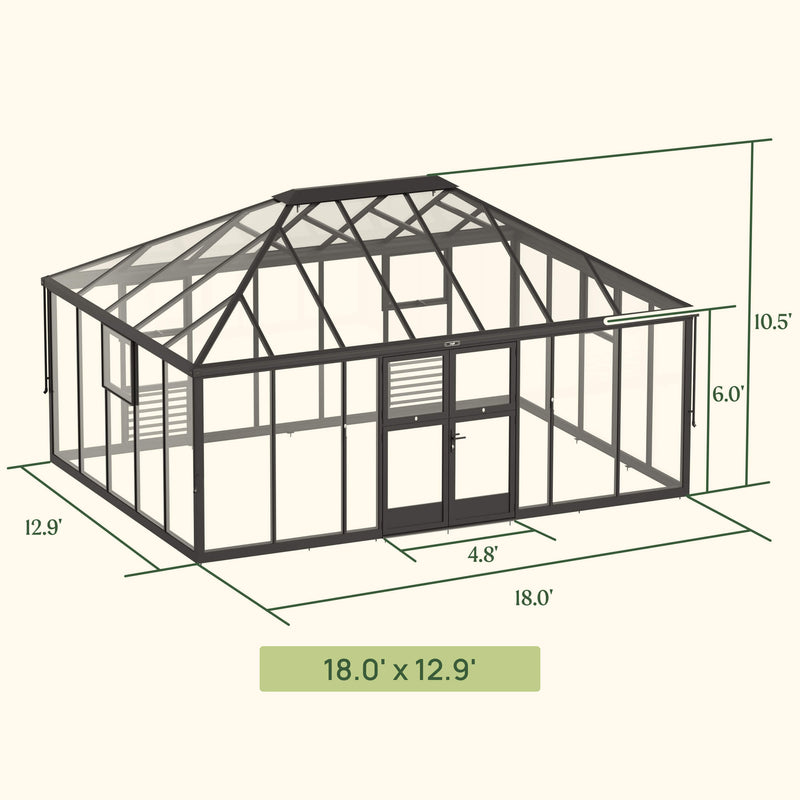 Vego Grand Oasis Greenhouse - 18.0&