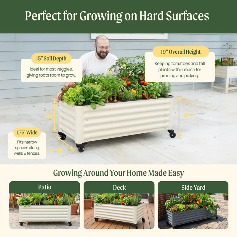 Classic Rolling Garden Beds | Vego Garden