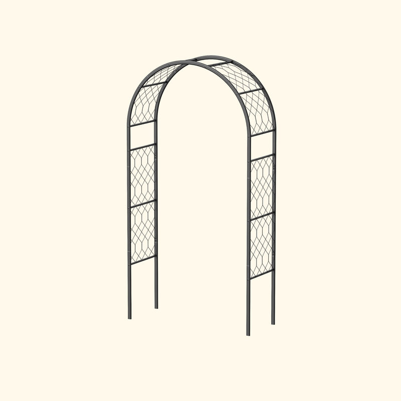Round Garden Arched - Lattice Frame | Vego Garden