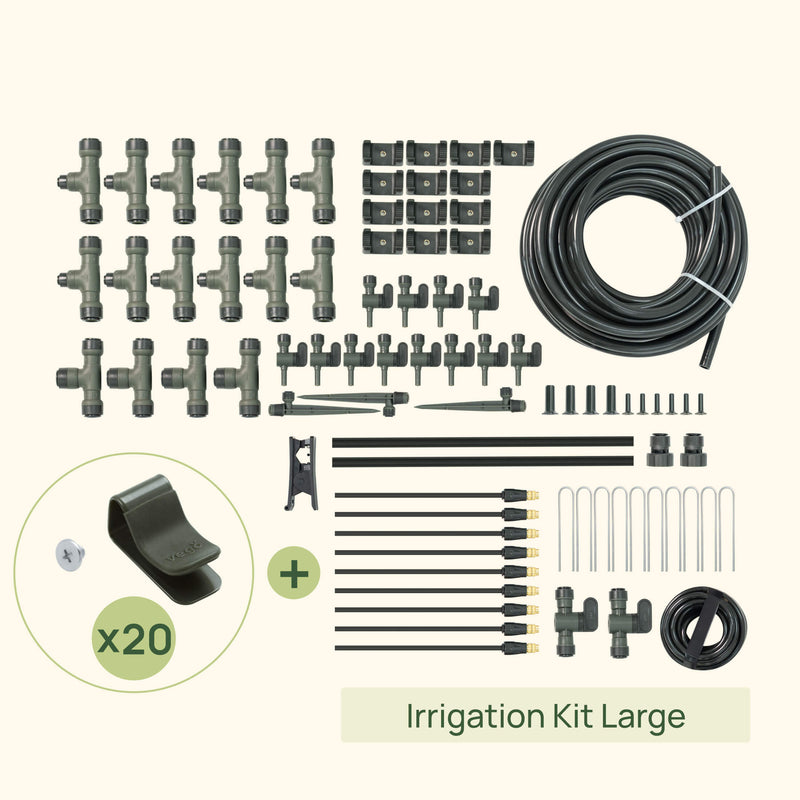 Snap on Irrigation Kit bundle -Irrigation Kit Large & Clamp Set x 2