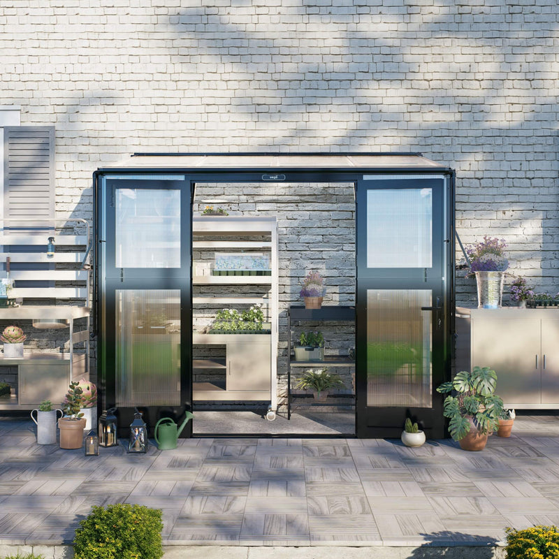 Vego Garden Lean-To Greenhouse-4.5X8.5