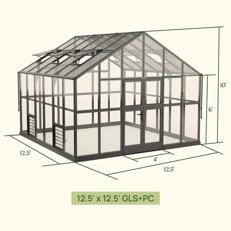 Vego Grand Victorian Greenhouse - 12.5ft Wide