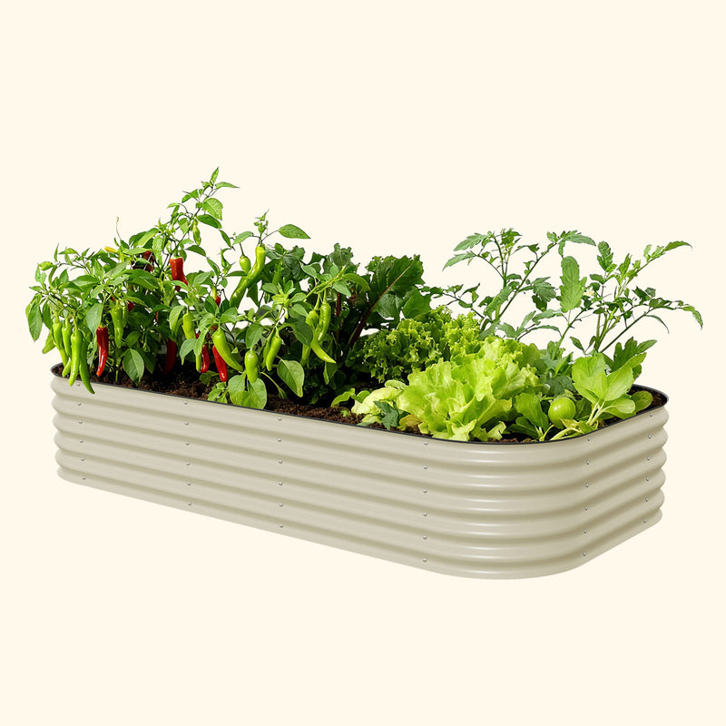 vego-garden-17-tall-10-in-1-jumbo-modular-metal-raised-garden-bed-kit | Vego Garden