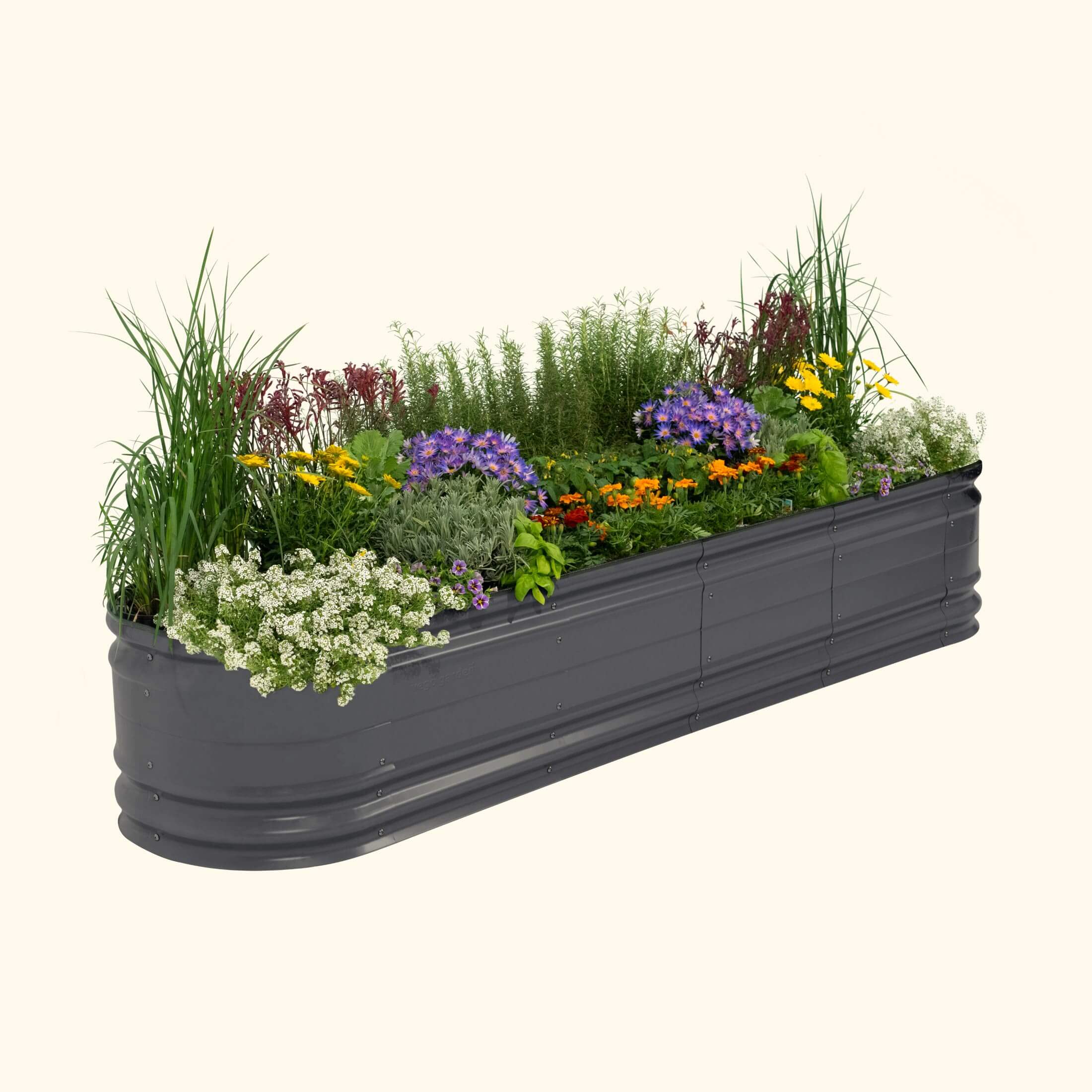 17" Tall 9 In 1 Large Novel Modular Metal Raised Garden Bed Kit