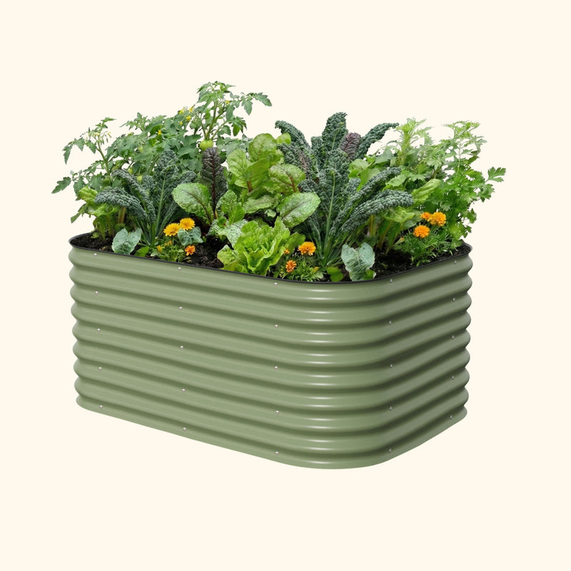 26" Tall 6 In 1 Medium Modular Metal Raised Garden Bed Kit | Vego Garden