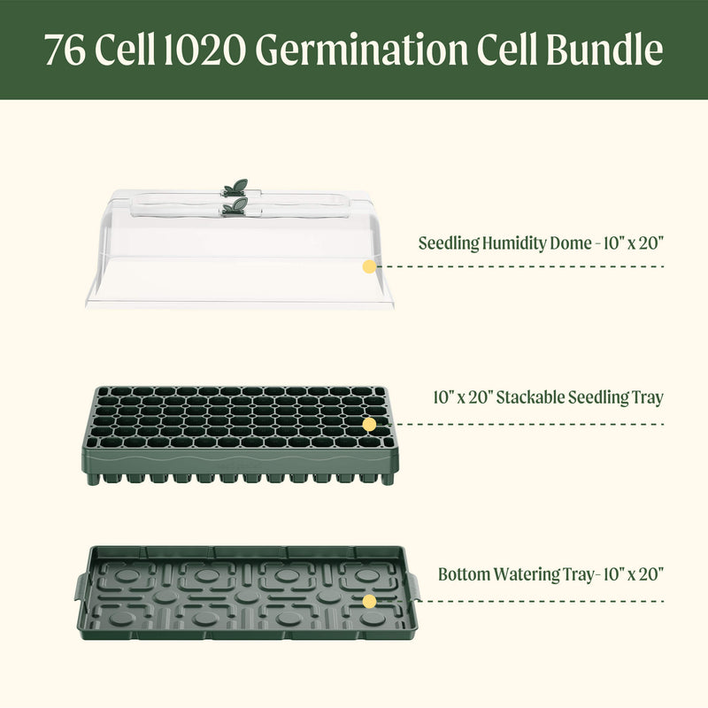 76 Cell 1020 Germination Cell Bundle | Vego Garden