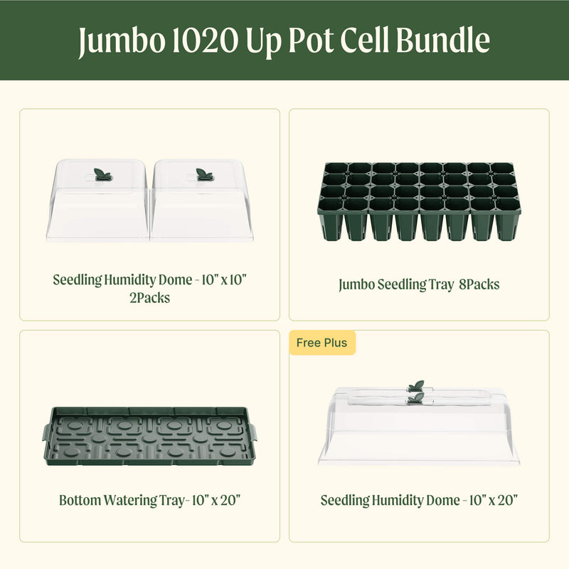 Jumbo 1020 Up Pot Cell Bundle | Vego Garden