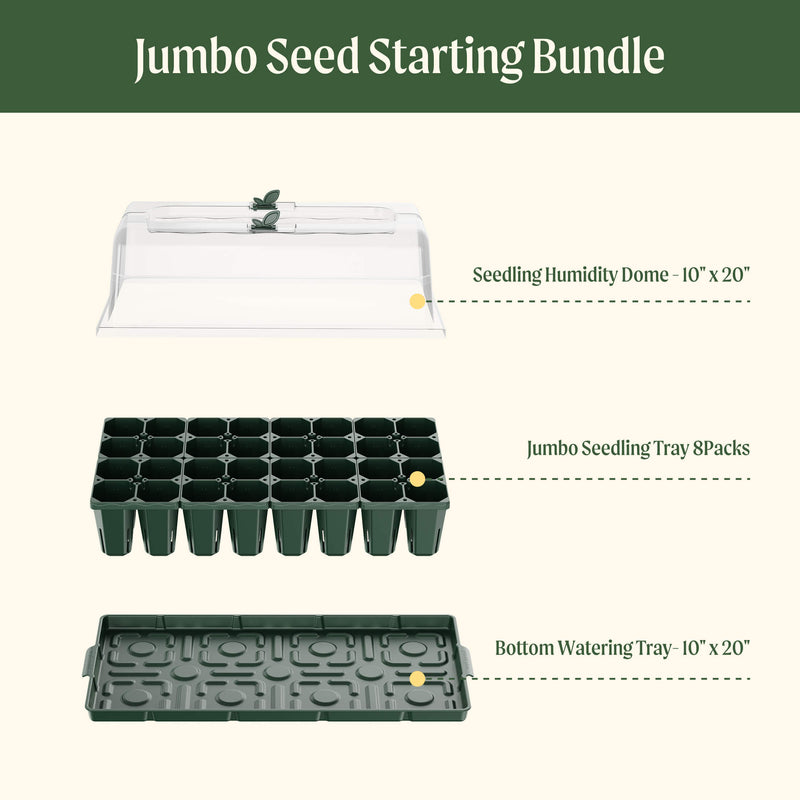 Jumbo Seed Starting Bundle - 25 cm × 50 cm