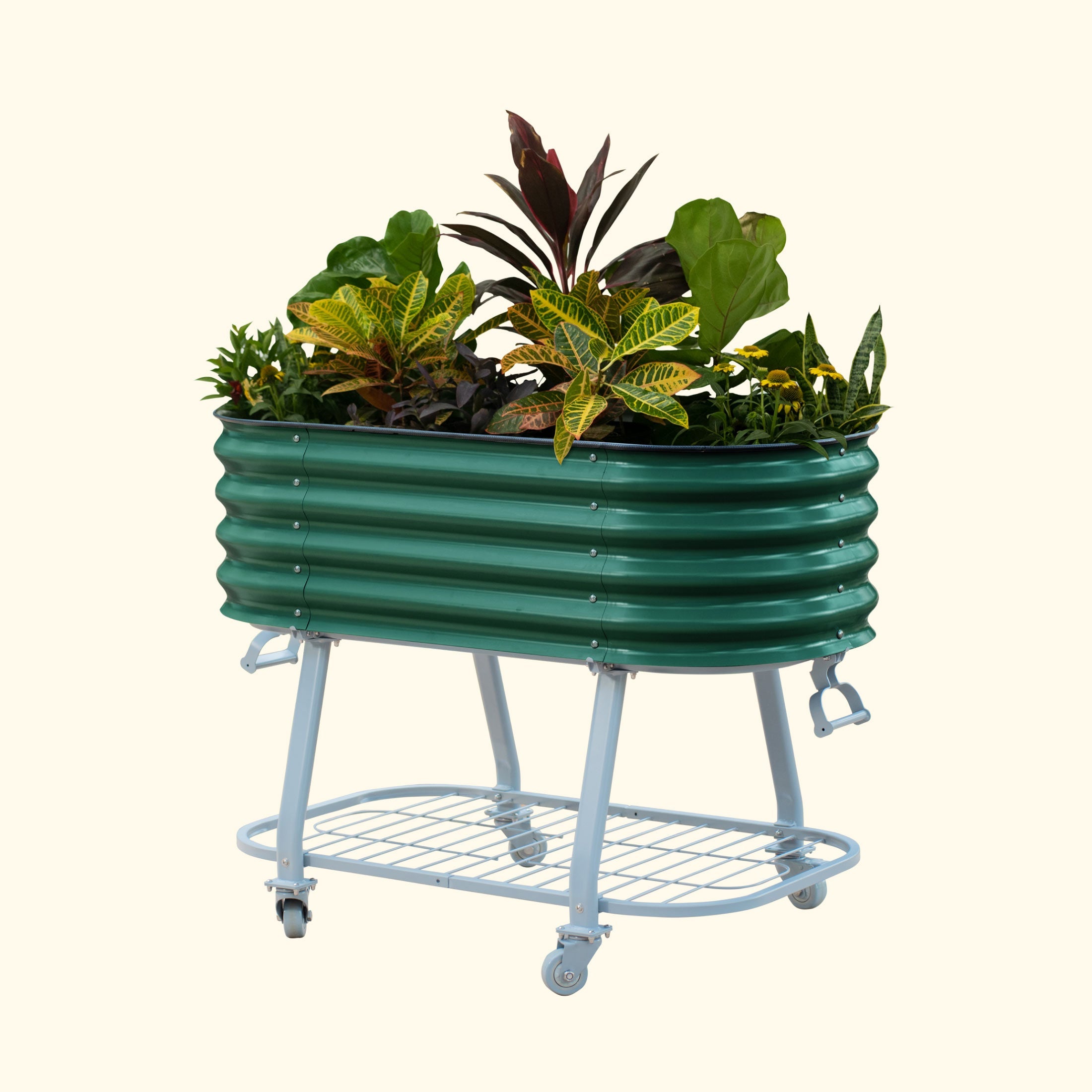 Elevated Garden bed gen2 british green 2x4